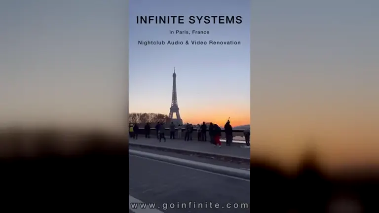 Paris nightclub lighting and control installation video